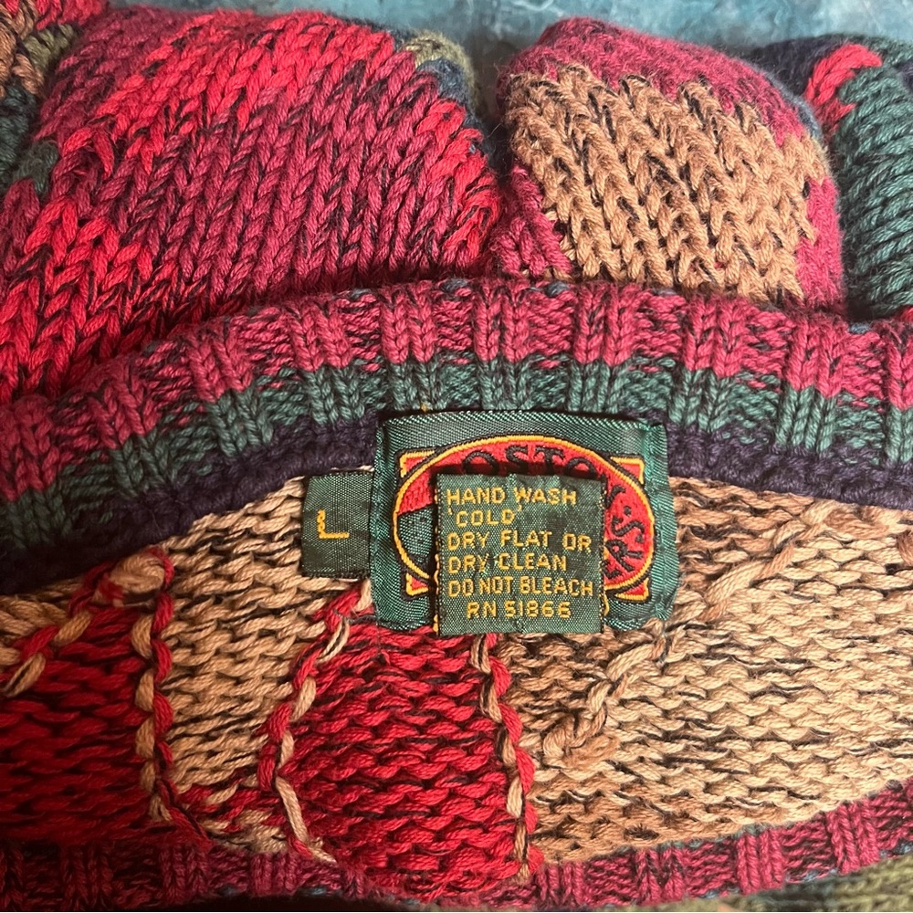 Vtg Boston Traders Patchwork Geometric Grandpacor… - image 4